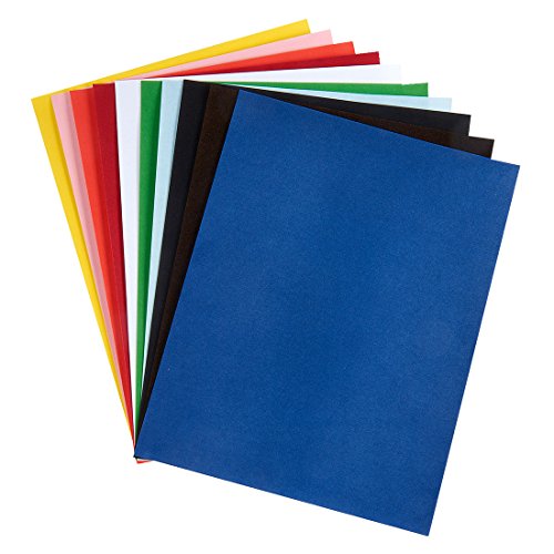 Hygloss Assorted Colors Sheets Velourspapier, Papier, 10 Blatt, 8.5-x-11-Inch von Hygloss