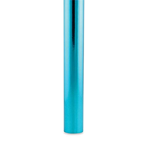 Hygloss 26-Inch x 25-Feet, Light Blue Products Geschenkpapierrolle aus Metallfolie, 66 cm x 7,6 m, Hellblau, Hell, blau, Ft. x 26 Inch, 54 von Hygloss