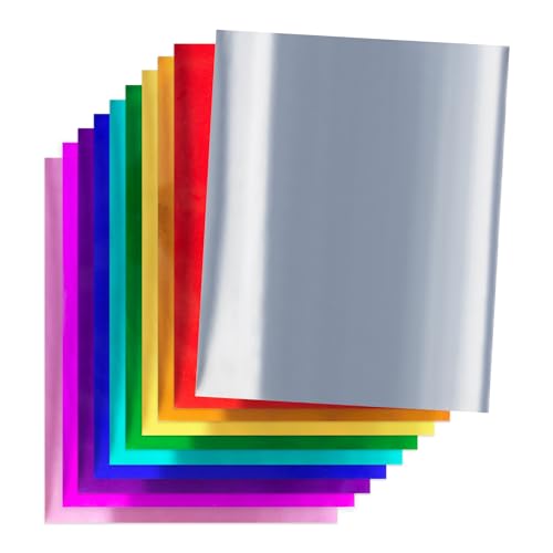 Hygloss Metallic Foil Paper Sheets Ideal für Kunst und Handwerk, Klassenzimmer-Aktivitäten und Künstler – 25,4 x 33 cm, Papier, 10, 10" X 13", 40 von Hygloss