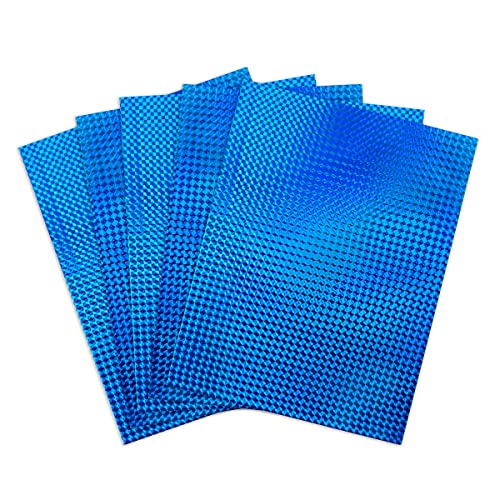 Hygloss Products 35483 Holografischer Karton, 21,6 x 27,9 cm Mosaikpapier, 5 Bögen, Blau von Hygloss