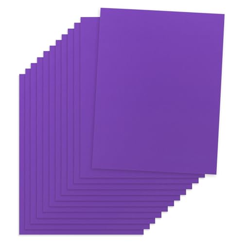 Hygloss Violettes farbiges Papier, 10,9 kg, 89 g/m², säurefrei, lichtbeständig, 27,9 x 43,2 cm, farbiges Kopierpapier, 90 Blatt von Hygloss