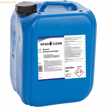 HygoClean Saurer Schaumreiniger 20l von HygoClean