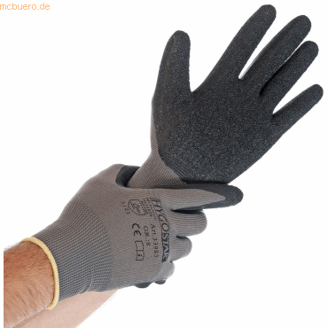 HygoStar Nylon-Feinstrick-Handschuh Skill XXL/11 grau VE=12 Paar von HygoStar