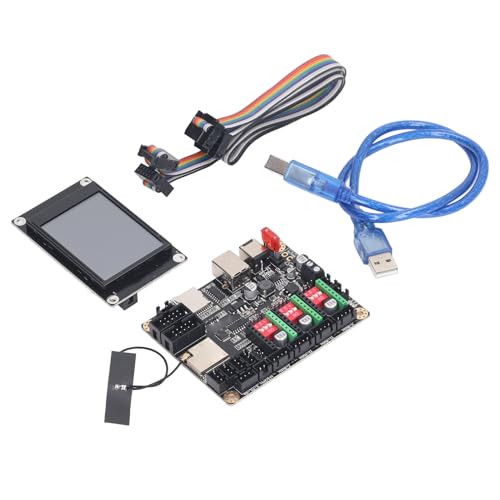 Graviermaschine-Display-Kit, Desktop-Graveur, 2,4-Zoll-Touchscreen, 32-Bit-Prozessor, Erweiterbare Lasergravurmaschine DIY (Mainboard und Display) von Hyuduo