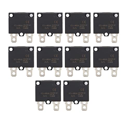 Hyuduo 15A 125/250Vac 50Vdc Auto Reset, Überlastschutz, ABS-Material, für -Autozubehör, 10er-Pack (13A) von Hyuduo