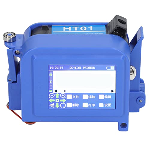 Mehrsprachiger Tintenstrahldrucker, Tragbarer Intelligenter Hand-Tintenstrahldrucker, HD-LED-Touchscreen, Schnell Trocknender Tintenstrahl-Kodierungsautomat, Druckertinte und von Hyuduo