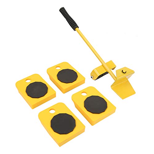 Möbeltransportset Gelb Easy Furniture Lifter Moving Plate Arbeitssparende Mover-Moving-Tools für schwere Gegenstände mit einem Gewicht von 150 kg Umfassendes Werkzeugset von Hyuduo