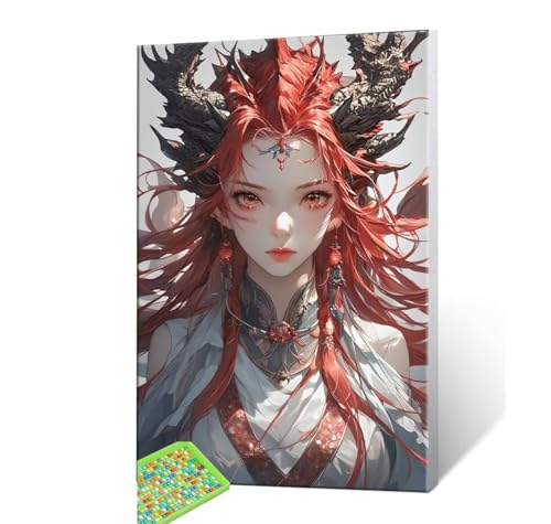 5D Diamond Painting Erwachsene Kits, DIY Frau Diamond Painting Bilder, Mosaikherstellung Malen Nach Zahlen Full Drill Stickerei Malerei Kits für Home Weihnachten Wand Dekorieren 100x130cm S-234 von Hyupuanj