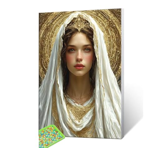 5D Diamond Painting Erwachsene Kits, DIY Frau Diamond Painting Bilder, Mosaikherstellung Malen Nach Zahlen Full Drill Stickerei Malerei Kits für Home Weihnachten Wand Dekorieren 100x130cm S-235 von Hyupuanj