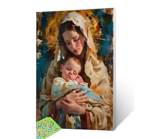 5D Diamond Painting Erwachsene Kits, DIY Frauen Kinder Diamond Painting Bilder, Mosaikherstellung Malen Nach Zahlen Full Drill Stickerei Malerei Kits für Home Wand Dekorieren Geschenke 100x130cm S-238 von Hyupuanj