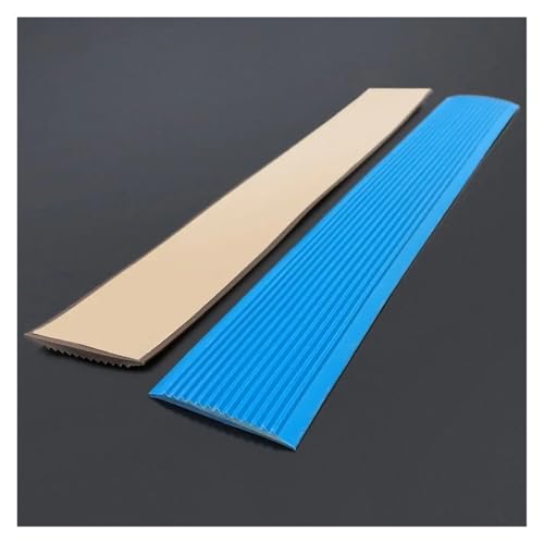 1 m PVC-Klebeband, selbstklebend, rutschfest, für Teppichböden, Bodenaufkleber, Sicherheit, wasserdicht, Badezimmerböden, Bodenversiegelungsstreifen (blau) von Hyuwdai