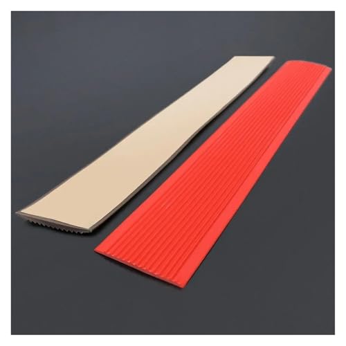 1 m PVC-Klebeband, selbstklebend, rutschfest, für Teppichböden, Bodenaufkleber, Sicherheit, wasserdicht, Badezimmerböden, Bodenversiegelungsstreifen (rot) von Hyuwdai