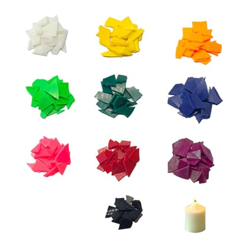 12 Stück Kerzenwachs Farbe, Farbstoff Wachsfarbe Kerzenfarben Farbstoff Wachsfarbe für Kerzen Candle Dye Kerzenfärbemittel Kerzen Farbe für Gelwachs, Bienenwachs, Paraffinwachs,Kerzenwachs von Hyxodjy