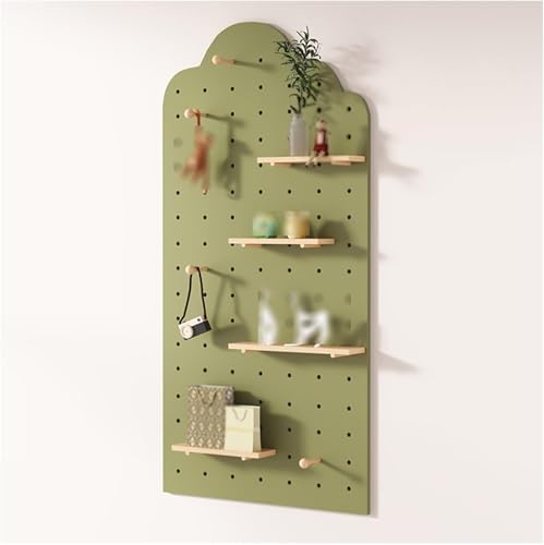 HyyKjEU Kein Locher Stecktafel-Klammerhaken, Sortiments-Organizer, Zubehör, Stecktafel-Wand-Organizer, wandmontiertes Aufbewahrungssystem-Set for die Aufbewahrung im Büro(Green,60x120cm) von HyyKjEU