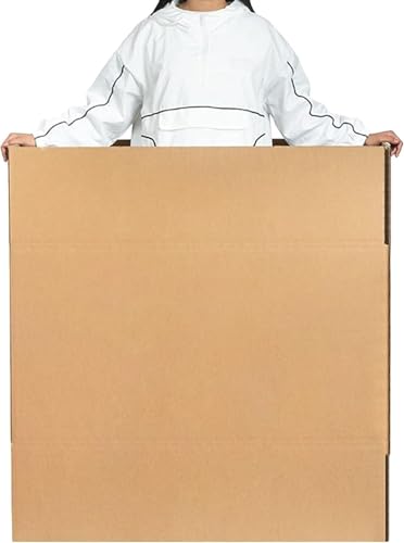 HyyKjEU Schachteln aus verstärkter Wellpappe Versandkartons, 5 Stück, Wellpappkartons zur Aufbewahrung von Versandzubehör, Versandaufbewahrungsbox for den Versand(60 * 40 * 50cm(5 Pack)) von HyyKjEU