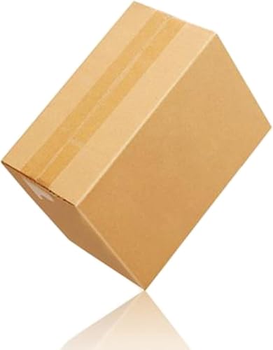 HyyKjEU Schachteln aus verstärkter Wellpappe Wellpappkartons, Umzugskartons for Transport, Verpackung, Umzug und Lagerung, 5er-Pack(Without Handle,50 * 40 * 40cm) von HyyKjEU