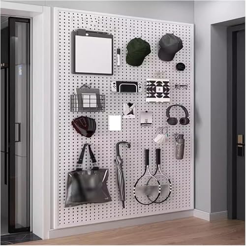 Kein Locher Wandsteuerung, Stecktafel, Werkzeug-Organisationsplatten, Metall-Stecktafel, Werkzeug-Organisation, Aufbewahrungssystem, Stecktafel, Wand-Organizer-Set for Werkbank, Garage, Werkstatt(120x von HyyKjEU