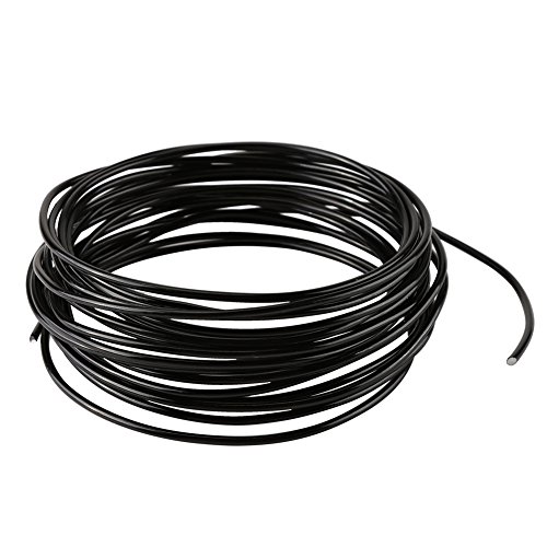 Aluminiumdraht, 2mm 5 meter, Basteldraht Aluminium Schmuckdraht Flexible Craft Kabel für Diy Handgefertigten Schmuck(Schwarz) von Hztyyier