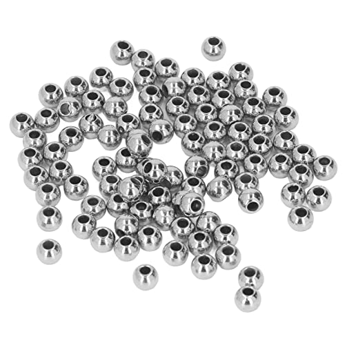 Bastelperlen, Manuelles Schleifen von Kunststoffharz-Perlen mit Großem Loch für Halskette, Anhänger, Armband (8mm) von Hztyyier