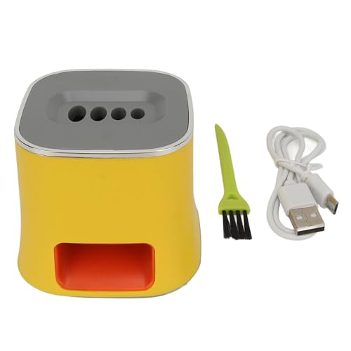 Berührungssensor Melonenkernknackmaschine Multifunktions-Elektroschäler Öffner Schäler USB-Schnittstelle Rutschfeste Pads Breite Anwendungen (YELLOW) von Hztyyier