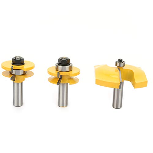 Fest Gehärteter Stahl Ogee Erhöhtes Panel-Router-Bit Eingestellt für MDF 3PCs für Zuhause Fest Gehärteter Stahl Ogee Erhöhtes Panel-Router-Bit Eingestellt für MDF 3PCs für Zuhause von Hztyyier