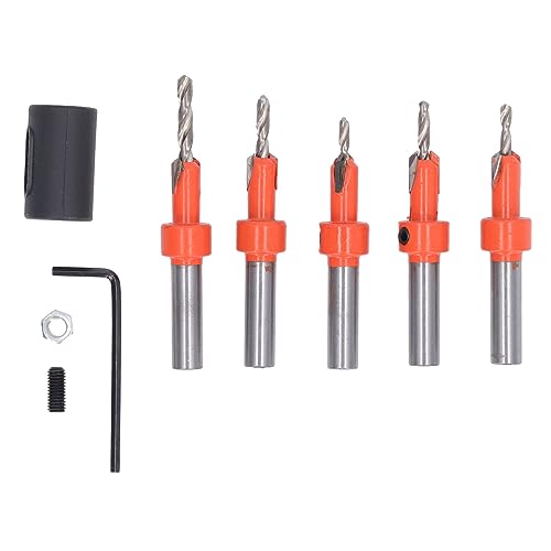 Holzbearbeitung 5pcs Countersink -Bohrbits Setzen Holzbearbeitung 5pcs Countersink -Bohrbits Setzen von Hztyyier