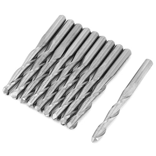 Spiral Wolfram -Mahlen Cutter mit Guter Schnittleistung für Holz CNC -Endmühle 10pcs Set 3,175 * 22 Mm Spiral Wolfram -Mahlen Cutter mit Guter Schnittleistung für Holz CNC -Endmühle 10pcs Set 3,175 * 22 Mm von Hztyyier