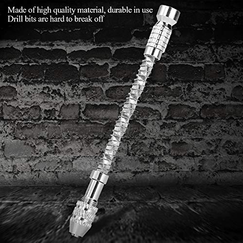 Tragbare Handbohrer -Set für Präzise Bohrungen, 20 -Bits, Ideal für Holzbearbeitung, Kunststoff, Weiches Metall Silber, 63g Tragbare Handbohrer -Set für Präzise Bohrungen, 20 -Bits, Ideal für Holzbearbeitung, Kunststoff, Weiches Metall Silber, 63g von Hztyyier