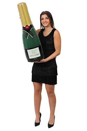 I LOVE FANCY DRESS 1 AUFBLASBARE Champagne Flasche UNGEFÄHR 73cm HOCH= DIE PERFEKTE Dekoration FÜR Jede Art DER Party DER Hochzeit ODER Geburtstag von I LOVE FANCY DRESS