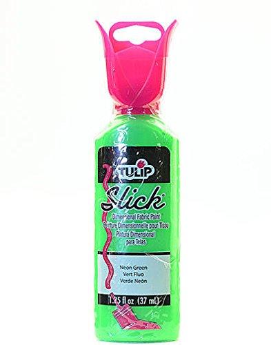 Slick-Fluorescent Green Tulip Dimensional Fabric Paint 1-1/4 Ounces 65000-65042 von I Love To Create