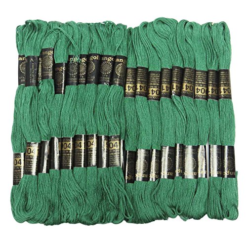 IBA Indianbeautifulart 25 PC-Baumwoll Nuhgarn Needlepoint Stickerei Skeins Kreuz Floss Stich von IBA Indianbeautifulart