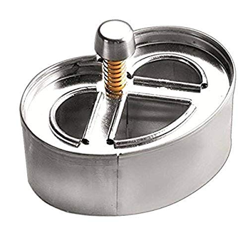 IBILI CORTAPASTAS BREZEL, Stainless Steel, Silber, 6.5 x 4.5 x 6.5 cm von IBILI