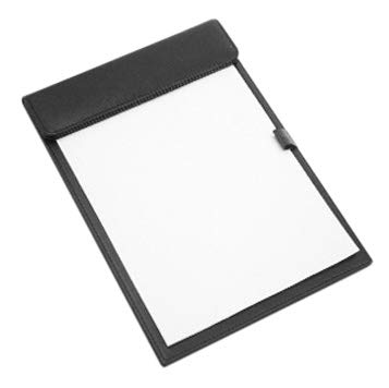 Klemmbrett A4 A5 Blockmappe Leder Schreibplatte mit Kugelschreiber Halter Clipboard Magnetclip Schreibbrett Schreib Mappe für Konferenz Register Hotel Verhandlung Büro Arbeits Speisekarte von IBLUELOVER