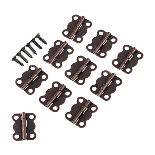 IBOWZ Scharniere Klappbar, 10 Stück 27 mm kleines Scharnier für Schmuckschatulle und Schrank IBOWZ Scharniere Klappbar, 10 Stück 27 mm kleines Scharnier für Schmuckschatulle und Schrank von IBOWZ