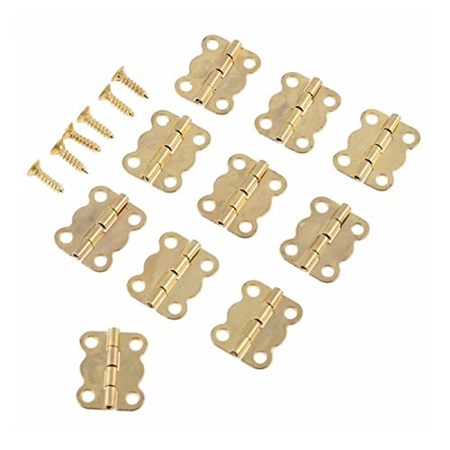 IBOWZ Scharniere Klappbar, 10 Stück 27 mm kleines Scharnier für Schmuckschatulle und Schrank IBOWZ Scharniere Klappbar, 10 Stück 27 mm kleines Scharnier für Schmuckschatulle und Schrank von IBOWZ