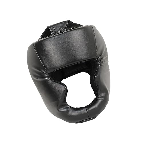 ICDKOYK Schlanker Box und Sparring Kopfschutz. Praktischer MMA Kopfschutz, Schwarz, Kind von ICDKOYK