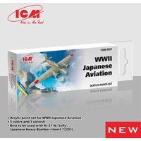 Acrylic Paint Set - WWII Japanese Aviation von ICM