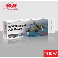 Acrylic Paint Set for WWII Royal Air Force von ICM