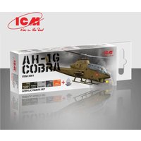 Acrylic paint set - Cobra AH-1G (6 x 12 ml) von ICM