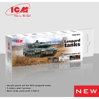 Acrylic paint set - Leopard tanks von ICM