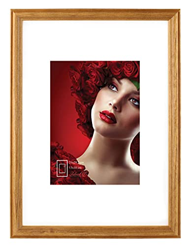 IDEAL TREND Leano Holz Bilderrahmen Wanddeko Collage Poster Foto Rahmen S190: Farbe: Eiche | Format: 40x50 von IDEAL TREND