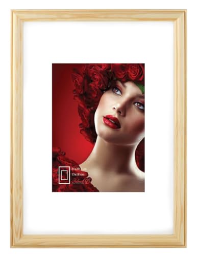 IDEAL TREND Leano Holz Bilderrahmen Wanddeko Collage Poster Foto Rahmen S190: Farbe: Natur | Format: 29,7x42 (DIN A3) von IDEAL TREND