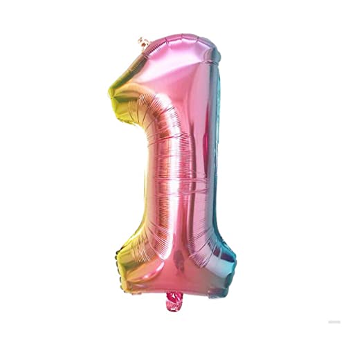 IEEDFJKK Zahlenballon, kugelförmige Geburtstagsfigur, Partyzubehör, Hochzeitsdekorationen, Jubiläumszubehör, wunderbare Verzierung, Steigungsrampe1 von IEEDFJKK