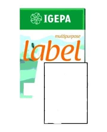 Universal Etiketten 210x297mm A4 100 Blatt von IGEPA