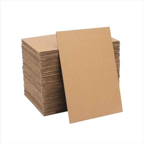 100 Stück 15,2 x 22,9 cm Wellpappbögen, flache Kartonschichtblöcke, 2 mm Dicke, flexible Verpackungseinsätze für Versand, Versand und Handwerk, von IHDYPPEW von IHDYPPEW