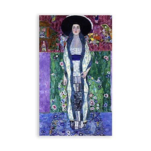 Bauer II von Gustav Klimt Kunstdruck auf Leinwand. Berühmte Kunst Bilder Reproduktion Kunst Ölgemälde Home Decor Art Bilder 80x136cm(31.4x53.5in) Rahmenlos von IKYE