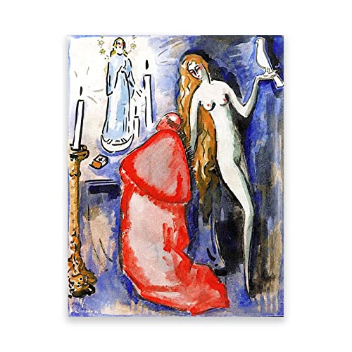 Kees van Dongen Berühmte Gemälde Kunstposter. Reproduktion Leinwand Wandkunst Bild. Für Wohnkultur. (Gebet) 30 x 48 cm (11,8 x 18,9 Zoll) rahmenlos von IKYE