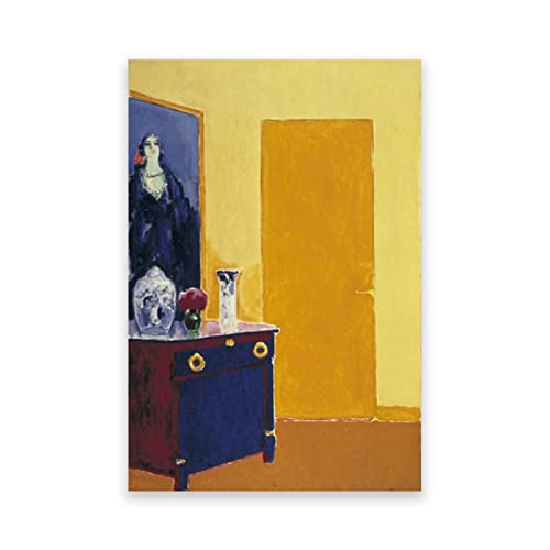 Kees van Dongen Berühmte Gemälde Kunstposter. Reproduktion Leinwand Wandkunst Bild. Für Wohnkultur. (The Comode) 60 x 96 cm (23,6 x 37,8 Zoll) Rahmenlos von IKYE