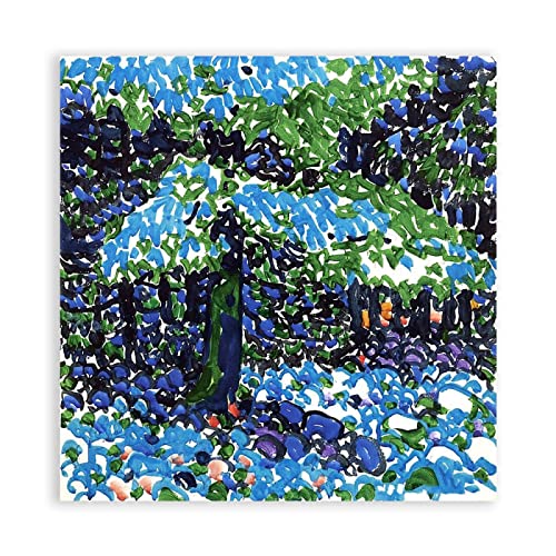 Kunstdruck auf Leinwand „Wood Interior“ von David Milne. Berühmte Kunst Bilder Reproduktion Kunst Ölgemälde Home Decor Art Bilder 30x30cm (11.8x11.8in) Rahmenlos von IKYE