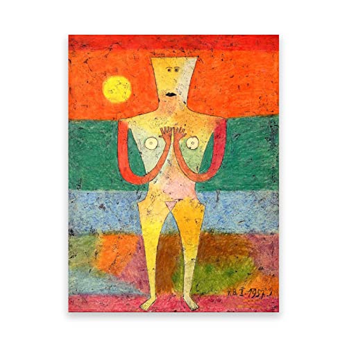 Leinwandbilder Victor Brauner "Origin of Poetry" Kunstdruck. Plakatbilder des Surrealismus. Reproduktion Leinwand Gemälde Wanddekoration Wandbild. 50 x 80 cm (19,6 x 61,5 Zoll) Rahmenlos von IKYE